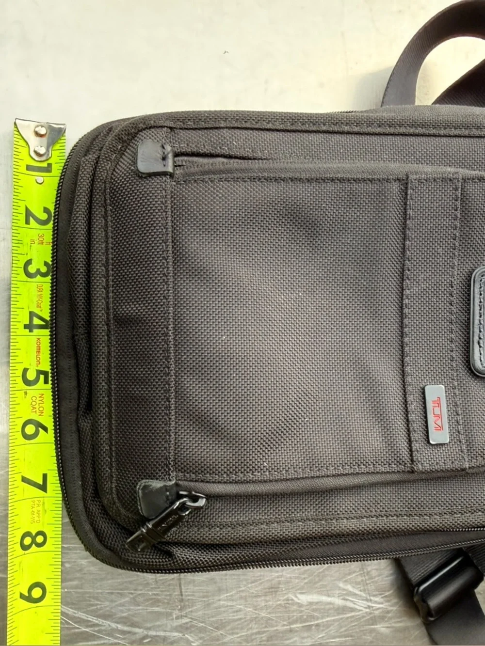 Tumi Black Crossbody Shoulder Bag iPad Messenger Bag